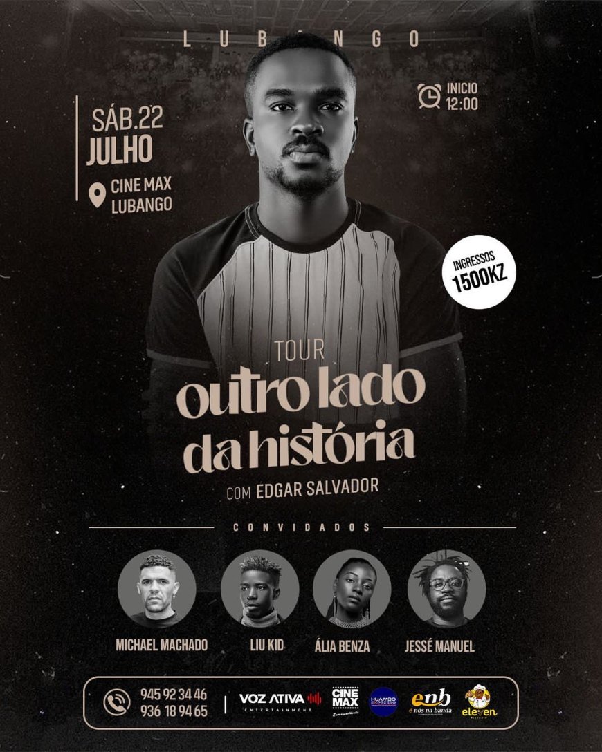 PELA PRIMEIRA VEZ NO LUBANGO, Palestra Intimista “Outro Lado da História” com Edgar Salvador