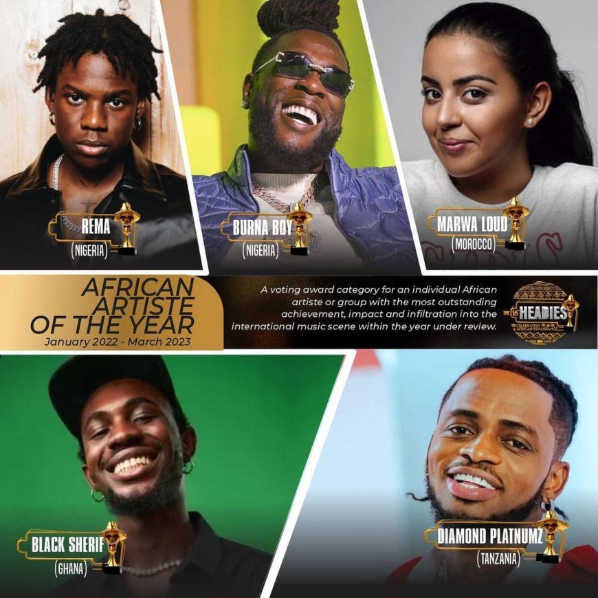 ARTISTE AFRICANO DO ANO