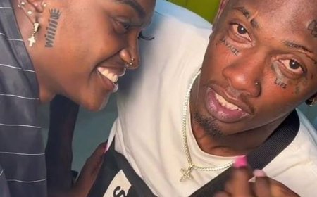 Serafina Mercedes recua na decisão de terminar com o rapper Wilili e tatua o nome dele no rosto como prova de amor