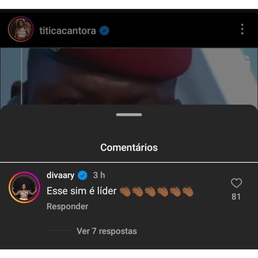 Sobre o discurso anti-imperialista de   Ibrahim Traoré, Diva Ary comentou o seguinte "Esse sim é lider"