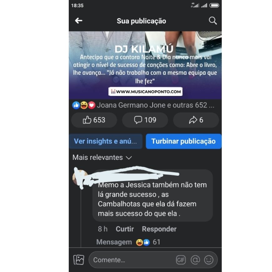 Há quem diga que a cantora Jéssica Pitbull está bater mais pelas "Caídas" do que sucesso musical
