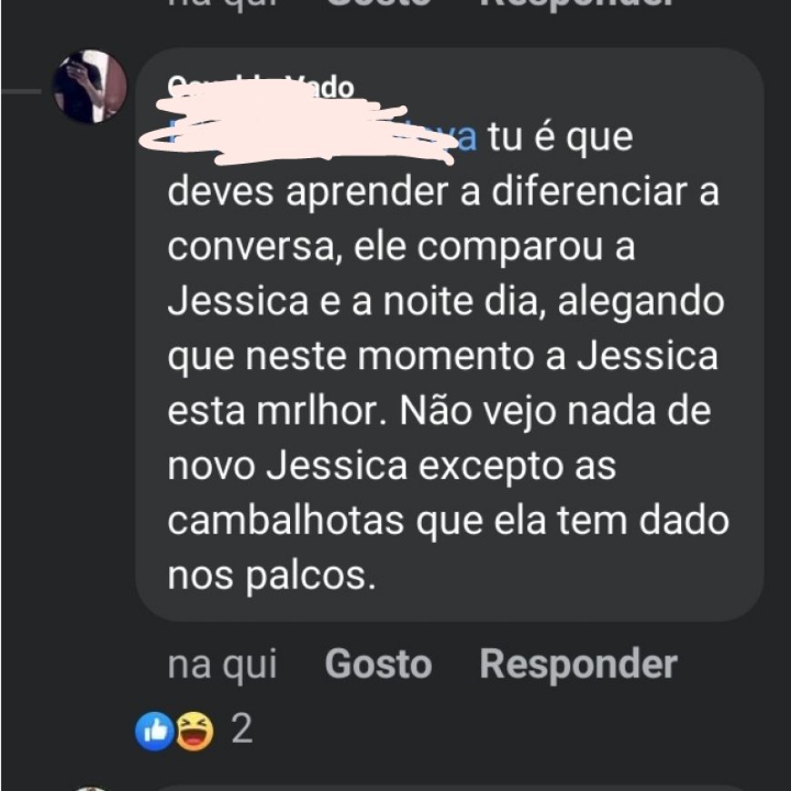 Há quem diga que a cantora Jéssica Pitbull está bater mais pelas "Caídas" do que sucesso musical