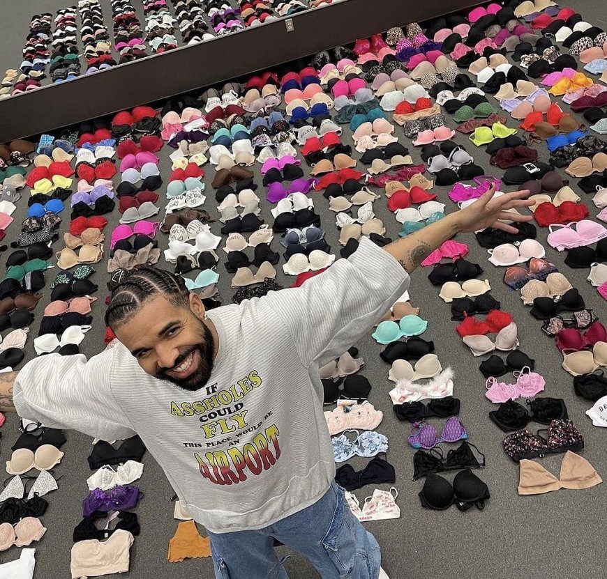 Coleção de sutiãs do rapper Drake chama a atenção do público