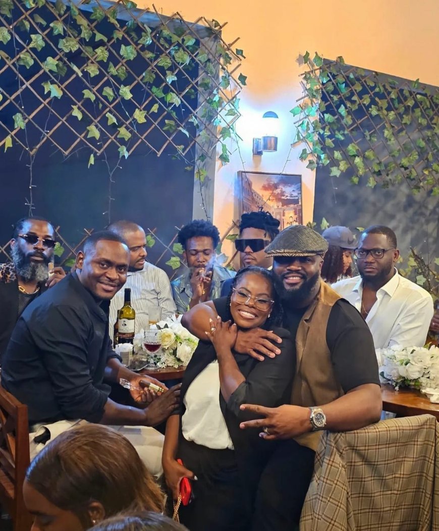Elizabeth Ventura: realiza festa surpresa para celebrar os 40 anos do seu marido Cage One