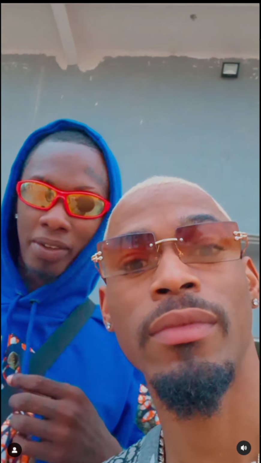 Os rappers Wilili e Délcio Dollar mantêm amizade após namorar a mesma mulher "Serafina Mercedes"