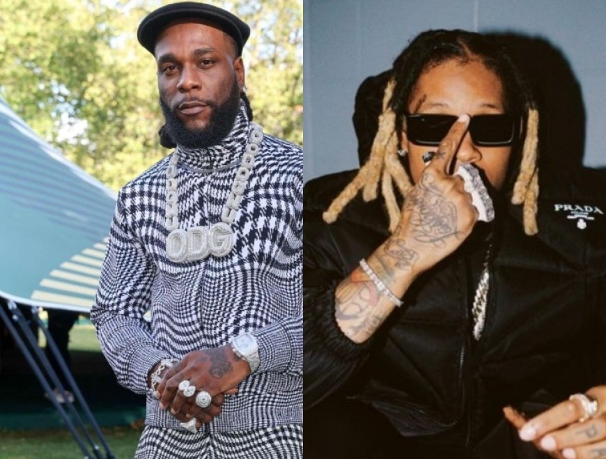 Burna Boy: Diz que o rapper americano LiL Durk pagou um milhão e meio de dólares por uma colaboração musical  "Ele não discutiu"
