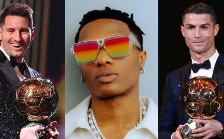 “Ronaldo é meu GOAT” – Wizkid se posiciona no debate sobre Messi ou Ronaldo