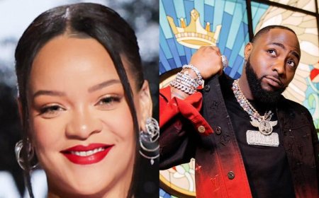 Rihanna: Coloca música "Unavailable" de Davido como a sua música favorita do ano