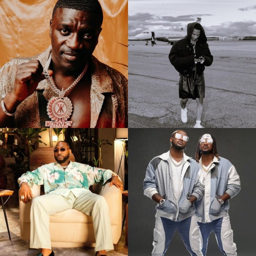 Akon: Revela que Wizkid, Psquare e Davido são mais ricos que alguns artistas americanos