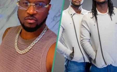 Peter Okoye escreve uma carta aberta para o seu irmão gêmeo, Paul.