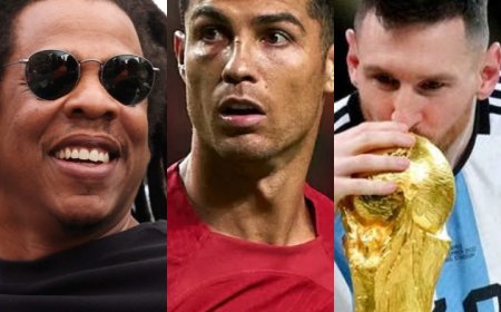 O rapper JAY-Z é mais rico que Leo Messi e Cristiano Ronaldo juntos.