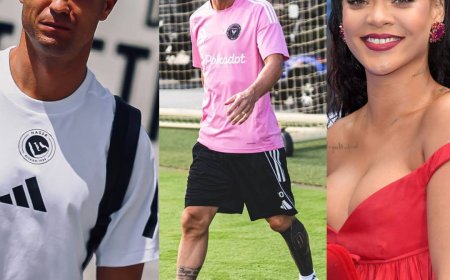 Dinheiro do Futebol Não se Compara ao da Música: Rihanna Supera Messi e Ronaldo Juntos