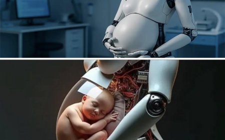 China apresenta o primeiro robô capaz de carregar uma gravidez e dar à luz um bebé vivo