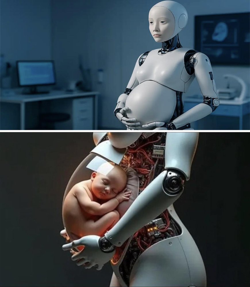 China apresenta o primeiro robô capaz de carregar uma gravidez e dar à luz um bebé vivo