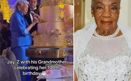 Avó de Jay-Z celebra 100 anos de vida