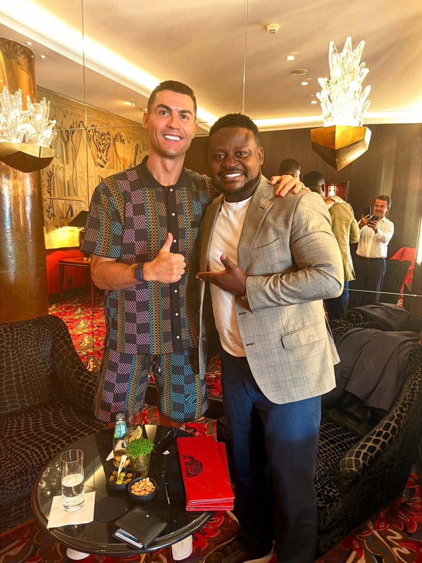 Matias Damásio encontra-se com Cristiano Ronaldo e emociona fãs com relato