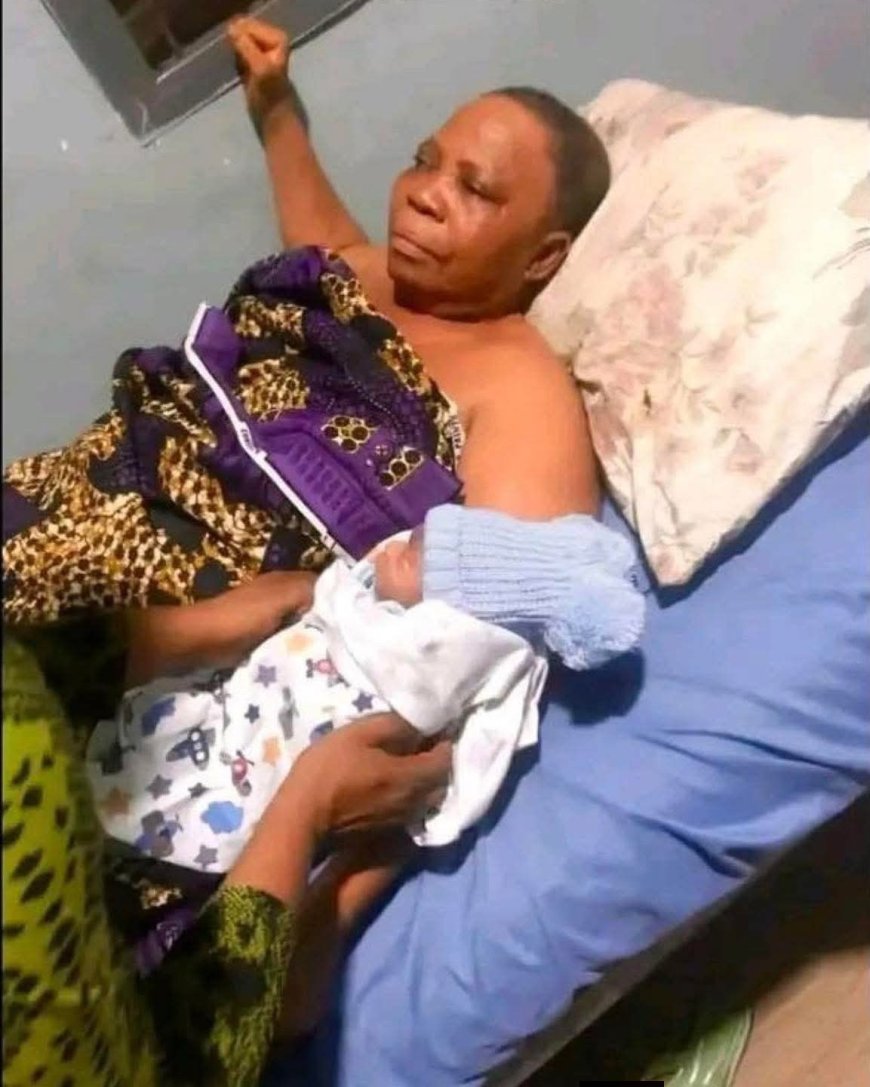 Milagre da fé e da ciência: mulher de 62 anos dá à luz seu primeiro filho na Nigéria após 31 anos de espera