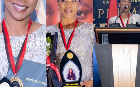 Yola Araújo é homenageada por Líderes Angola