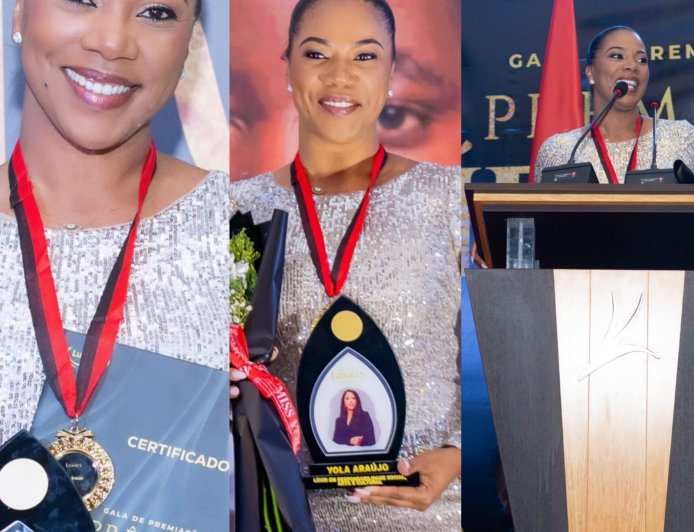 Yola Araújo é homenageada por Líderes Angola