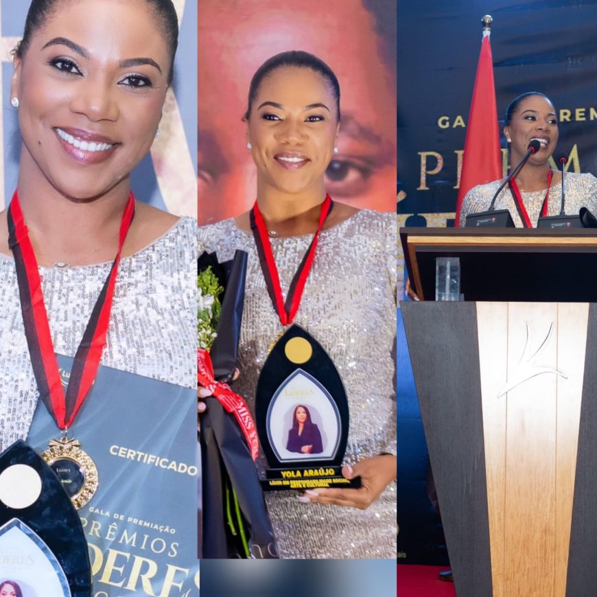 Yola Araújo é homenageada por Líderes Angola