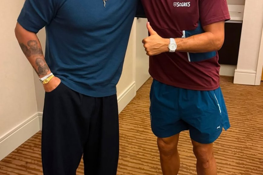 Cristiano Ronaldo agradece receção de Drake no Canadá e rapper responde com humor "Somos da mesma altura, juro."